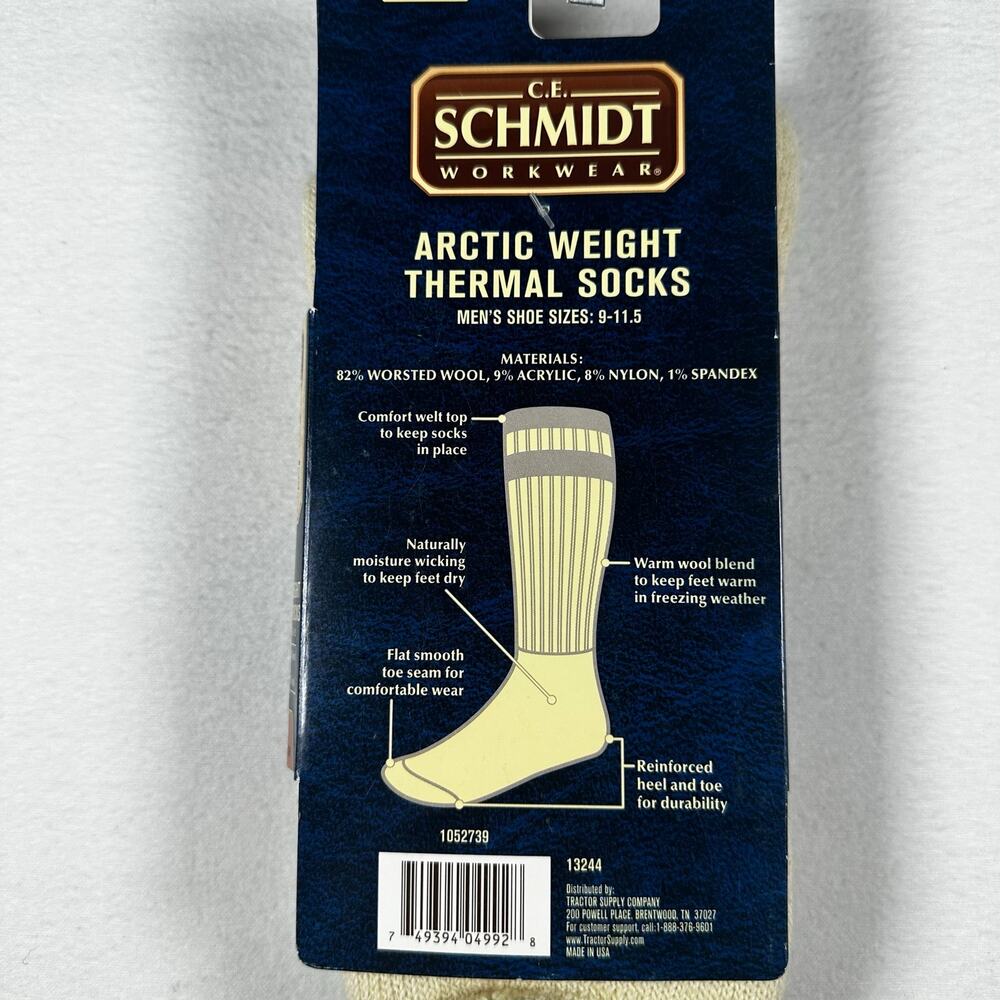 C E Schmidt Arctic Weight Thermal Socks LARGE 9-11.5 - Picture 4 of 5
